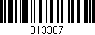 Código de barras (EAN, GTIN, SKU, ISBN): '813307'