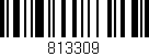 Código de barras (EAN, GTIN, SKU, ISBN): '813309'