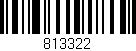 Código de barras (EAN, GTIN, SKU, ISBN): '813322'