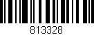 Código de barras (EAN, GTIN, SKU, ISBN): '813328'