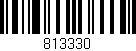 Código de barras (EAN, GTIN, SKU, ISBN): '813330'
