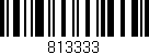 Código de barras (EAN, GTIN, SKU, ISBN): '813333'