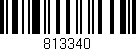 Código de barras (EAN, GTIN, SKU, ISBN): '813340'