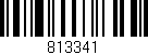 Código de barras (EAN, GTIN, SKU, ISBN): '813341'