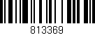 Código de barras (EAN, GTIN, SKU, ISBN): '813369'