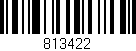 Código de barras (EAN, GTIN, SKU, ISBN): '813422'