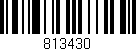 Código de barras (EAN, GTIN, SKU, ISBN): '813430'