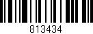Código de barras (EAN, GTIN, SKU, ISBN): '813434'