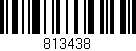 Código de barras (EAN, GTIN, SKU, ISBN): '813438'