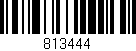 Código de barras (EAN, GTIN, SKU, ISBN): '813444'