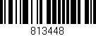 Código de barras (EAN, GTIN, SKU, ISBN): '813448'