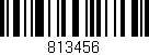 Código de barras (EAN, GTIN, SKU, ISBN): '813456'