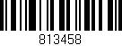 Código de barras (EAN, GTIN, SKU, ISBN): '813458'