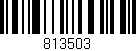 Código de barras (EAN, GTIN, SKU, ISBN): '813503'