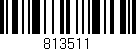 Código de barras (EAN, GTIN, SKU, ISBN): '813511'