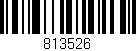 Código de barras (EAN, GTIN, SKU, ISBN): '813526'