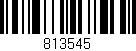 Código de barras (EAN, GTIN, SKU, ISBN): '813545'