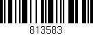 Código de barras (EAN, GTIN, SKU, ISBN): '813583'