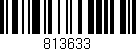 Código de barras (EAN, GTIN, SKU, ISBN): '813633'