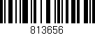 Código de barras (EAN, GTIN, SKU, ISBN): '813656'