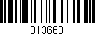 Código de barras (EAN, GTIN, SKU, ISBN): '813663'