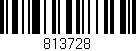 Código de barras (EAN, GTIN, SKU, ISBN): '813728'