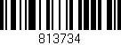 Código de barras (EAN, GTIN, SKU, ISBN): '813734'