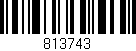 Código de barras (EAN, GTIN, SKU, ISBN): '813743'
