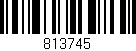 Código de barras (EAN, GTIN, SKU, ISBN): '813745'
