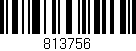Código de barras (EAN, GTIN, SKU, ISBN): '813756'