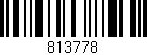 Código de barras (EAN, GTIN, SKU, ISBN): '813778'
