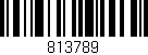 Código de barras (EAN, GTIN, SKU, ISBN): '813789'
