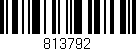 Código de barras (EAN, GTIN, SKU, ISBN): '813792'