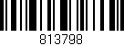 Código de barras (EAN, GTIN, SKU, ISBN): '813798'
