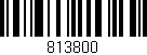 Código de barras (EAN, GTIN, SKU, ISBN): '813800'