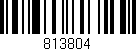 Código de barras (EAN, GTIN, SKU, ISBN): '813804'