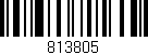 Código de barras (EAN, GTIN, SKU, ISBN): '813805'