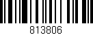 Código de barras (EAN, GTIN, SKU, ISBN): '813806'