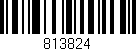 Código de barras (EAN, GTIN, SKU, ISBN): '813824'