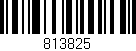 Código de barras (EAN, GTIN, SKU, ISBN): '813825'