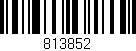 Código de barras (EAN, GTIN, SKU, ISBN): '813852'