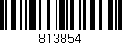 Código de barras (EAN, GTIN, SKU, ISBN): '813854'