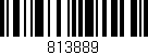 Código de barras (EAN, GTIN, SKU, ISBN): '813889'