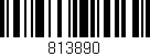 Código de barras (EAN, GTIN, SKU, ISBN): '813890'