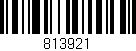 Código de barras (EAN, GTIN, SKU, ISBN): '813921'