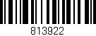 Código de barras (EAN, GTIN, SKU, ISBN): '813922'