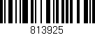 Código de barras (EAN, GTIN, SKU, ISBN): '813925'