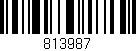 Código de barras (EAN, GTIN, SKU, ISBN): '813987'