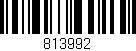 Código de barras (EAN, GTIN, SKU, ISBN): '813992'