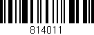 Código de barras (EAN, GTIN, SKU, ISBN): '814011'